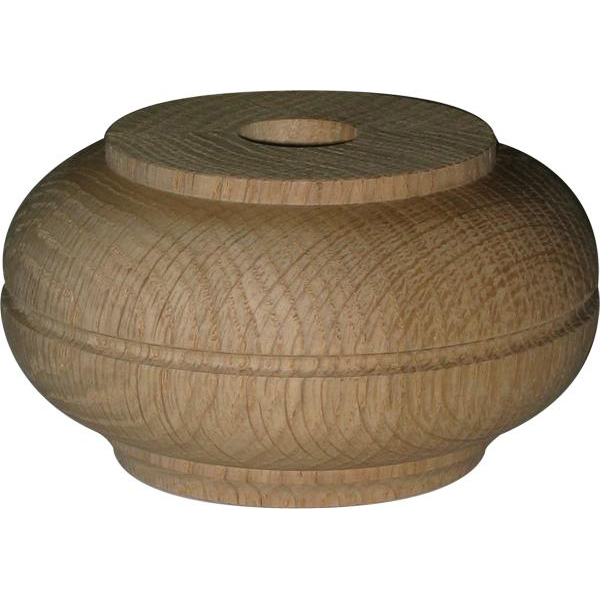 Holzfuß antik, Möbelfuß antik, aus Eiche, Ø 100mm, Möbelfuss Holz